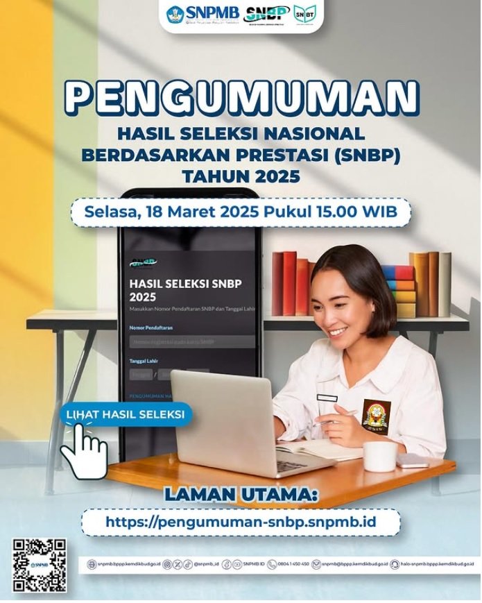 Pengumuman Hasil SNBP 2026 Akan Segera Dirilis, Ini Jadwal dan Cara Ceknya Pengumuman Hasil SNBP 2026 Akan Segera Dirilis, Ini Jadwal dan Cara Ceknya