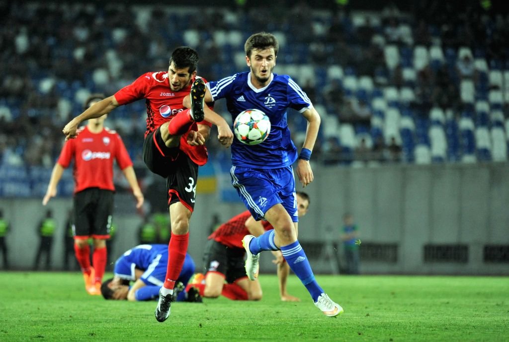abbasov l of azerbaijan s gabala competes during 317530