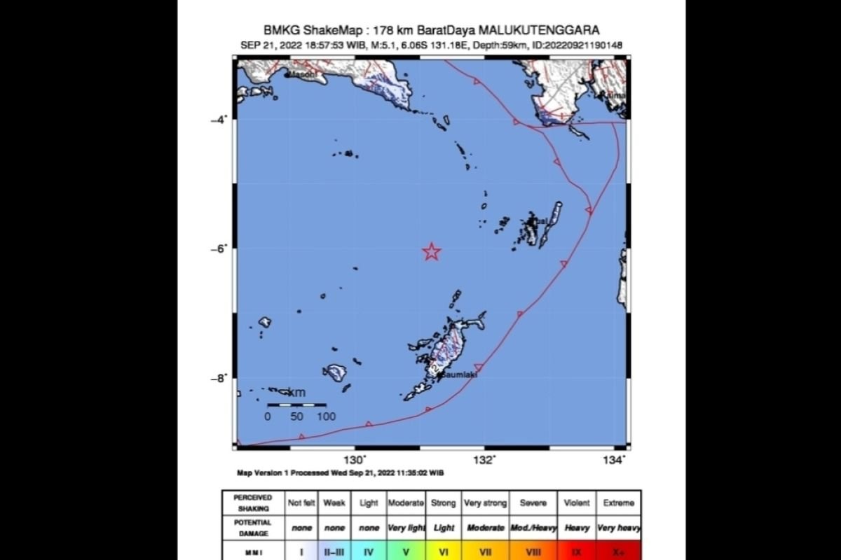 Gempa Bumi Berkekuatan 7,4 Membuat Warga Kebingungan di Wilayah Indonesia