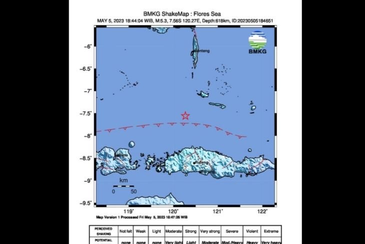 Gempa Bumi Magnitudo 4,7 Guncang Wilayah Flores Timur, Ratusan Rumah Rusak 1 IMG 20230505 192157